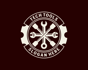 Hardware - Mechanical Wrench Hardware logo design