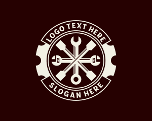 Mechanical Wrench Hardware Logo