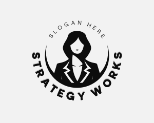 Consultancy - Professional Executive Woman logo design