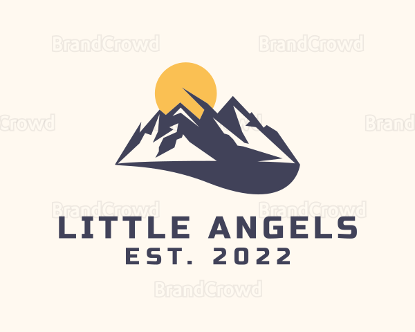 Mountain Hiking Outdoor Travel Logo