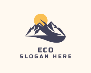 Mountain Hiking Outdoor Travel Logo