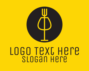 Wine - Wine Bar Restaurant Food logo design