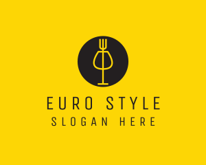 Europe - Wine Bar Restaurant Food logo design