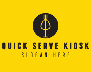 Wine Bar Restaurant Food logo design