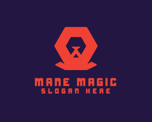 Mane - Geometric Lion Mane logo design