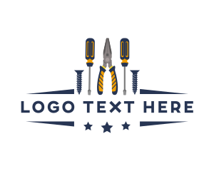 Pliers - Repair Utility Tools logo design