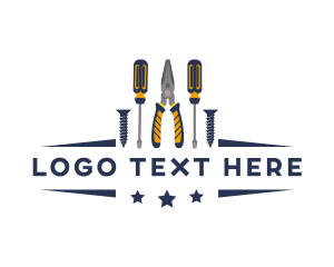 Screwdriver - Repair Utility Tools logo design