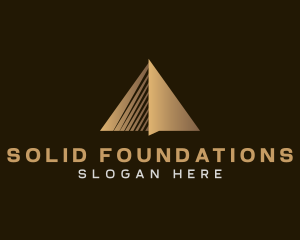 Gold Mine - Premium Pyramid Firm logo design