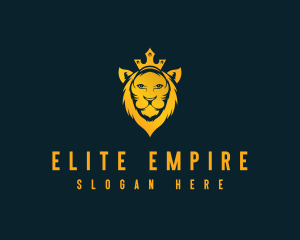 Empire King Lion logo design