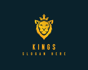 Empire King Lion logo design