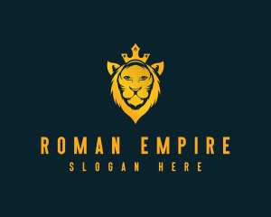 Empire King Lion logo design