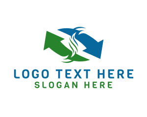 Logistics - Arrow Business Letter S logo design