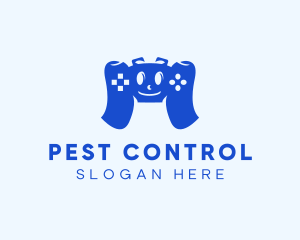 Cartoon Game Controller logo design