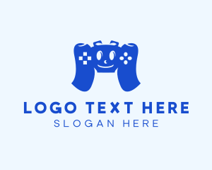 Cartoon Game Controller Logo