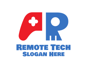 Remote - Skull Console Controller logo design