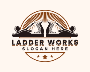 Carpenter Planer Badge logo design