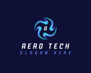 Tech Ai Propeller logo design