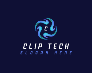 Tech Ai Propeller logo design