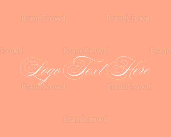 Feminine Calligraphy Script Logo