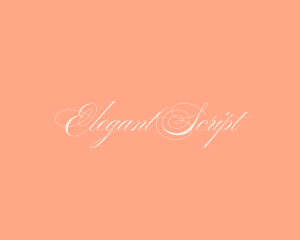 Feminine Calligraphy Script logo design