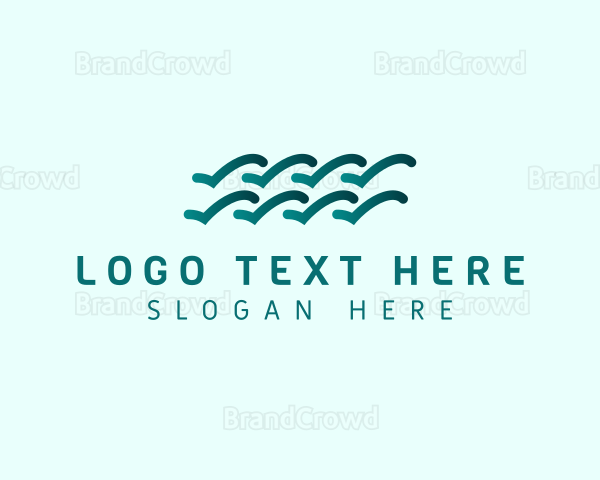 Marketing Wave Pattern Logo