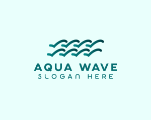 Water Wave Pattern  logo design