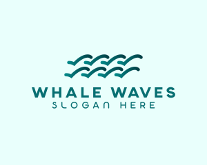 Water Wave Pattern  logo design