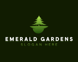 Nature Pine Tree Forest  logo design