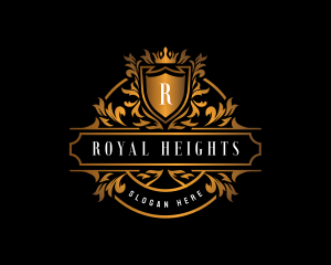 Crown Shield Royalty logo design