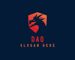 Beast - Shield Dragon Esports logo design