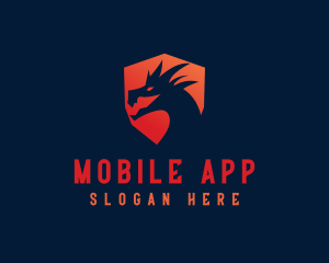 Monster - Shield Dragon Esports logo design