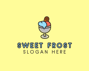 Ice Cream Dessert logo design