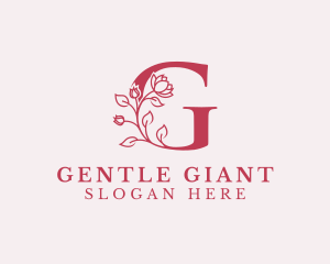 Beauty Flower Letter G logo design