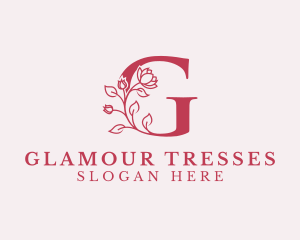 Beauty Flower Letter G logo design