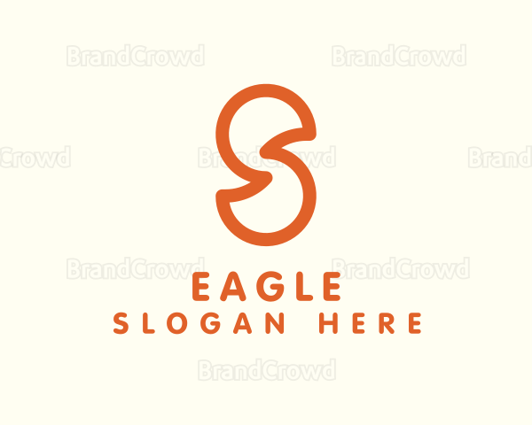 Outline Letter S Company Firm Logo