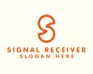 Outline Letter S Company Firm logo design