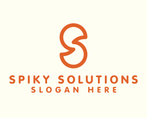 Outline Letter S Company Firm logo design