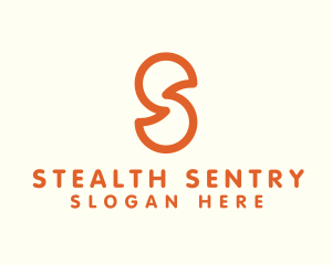 Outline Letter S Company Firm logo design