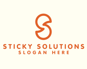 Outline Letter S Company Firm logo design