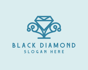 Elegant Diamond Boutique logo design