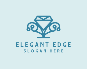 Elegant Diamond Boutique logo design