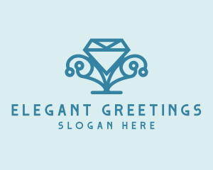 Elegant Diamond Boutique logo design