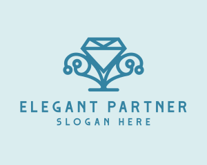 Elegant Diamond Boutique logo design