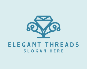 Elegant Diamond Boutique logo design