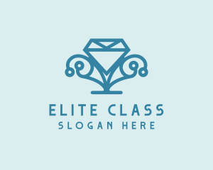 Elegant Diamond Boutique logo design