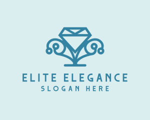 High Class - Elegant Diamond Boutique logo design
