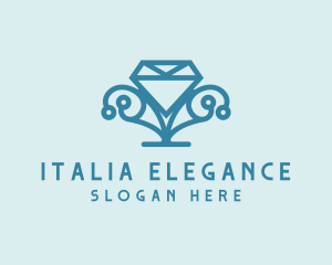 Elegant Diamond Boutique logo design