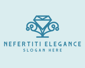 Elegant Diamond Boutique logo design