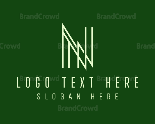Minimalist Business Firm Letter N Logo