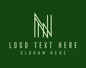 Real Estate - Minimalist Business Firm Letter N logo design